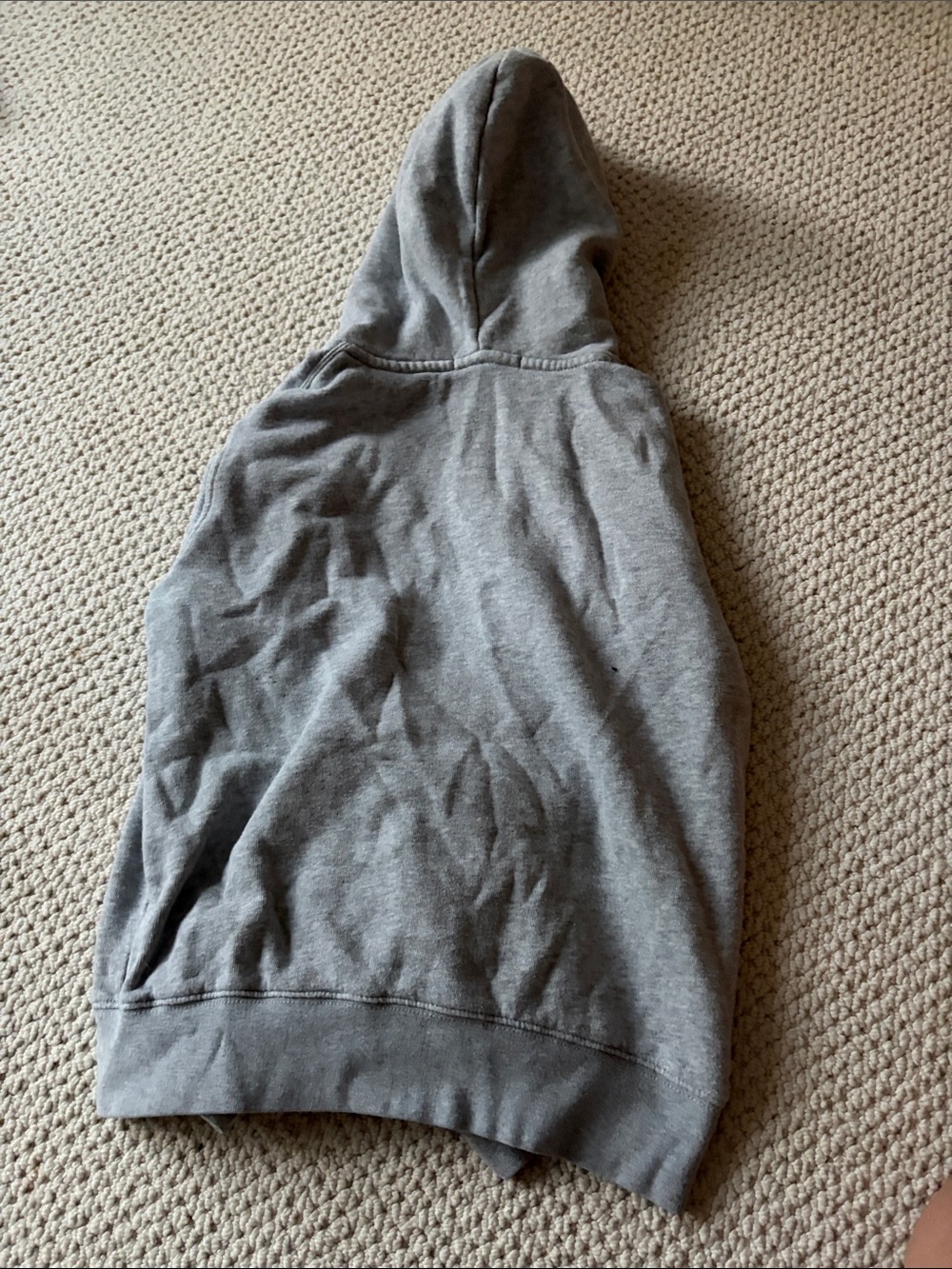 Brandy Melville Classic Grey Zip-Up Hoodie - Picture 2 of 3
